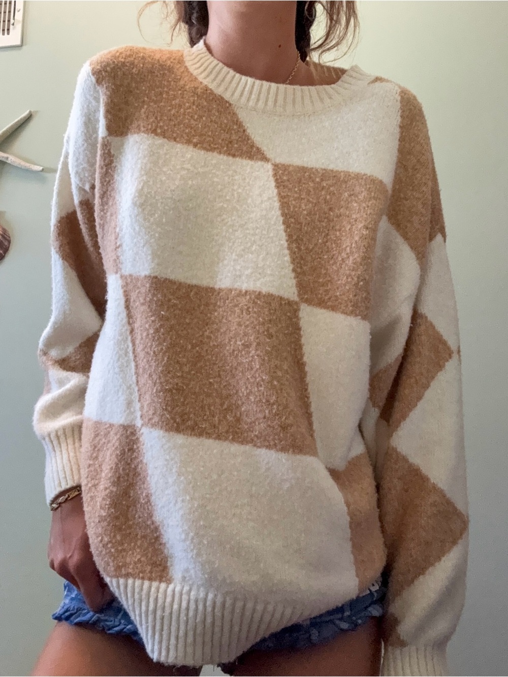 Checkered Sweater